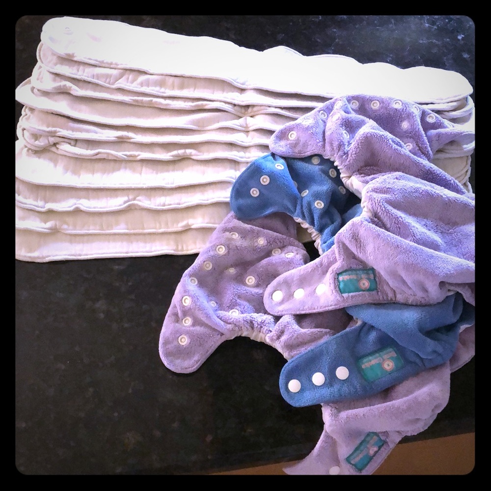 Bum Cheeks Brand pocket diapers with inserts